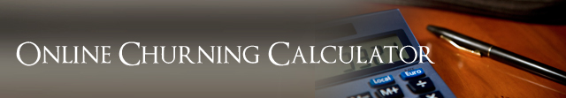 Online Churning Calculator